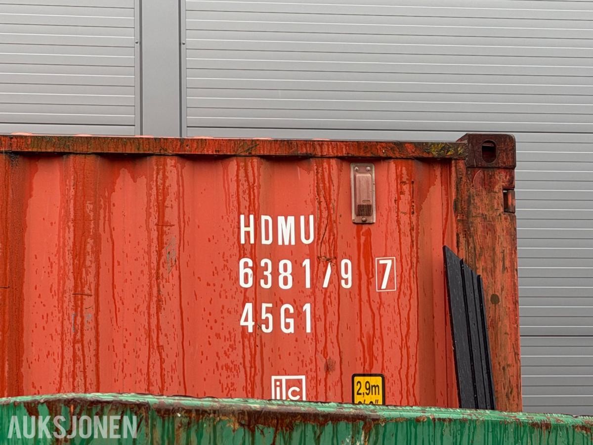 40 fot High Cube container – 2004-modell – 76,3 m³ – Lagercontainer 