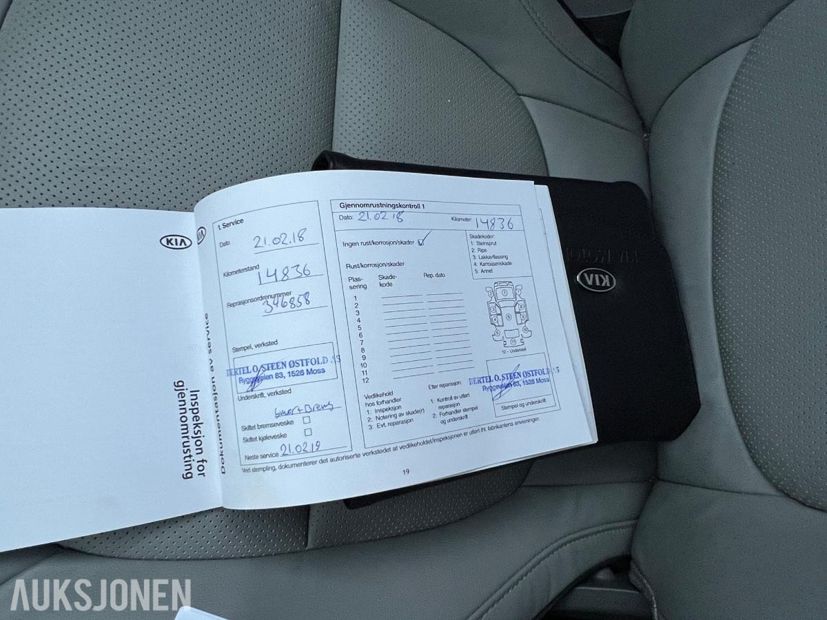 2017 KIA SOUL EV CRUISEKONTROLL NAVIGASJON S+V DEKK