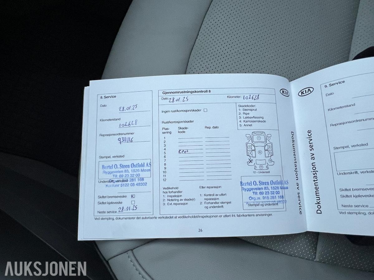2017 KIA SOUL EV CRUISEKONTROLL NAVIGASJON S+V DEKK
