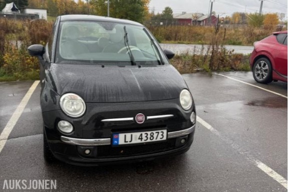2011 Fiat 500 1.2 69hk S+V DEKK KUN 98899KM EU OK 10.2028