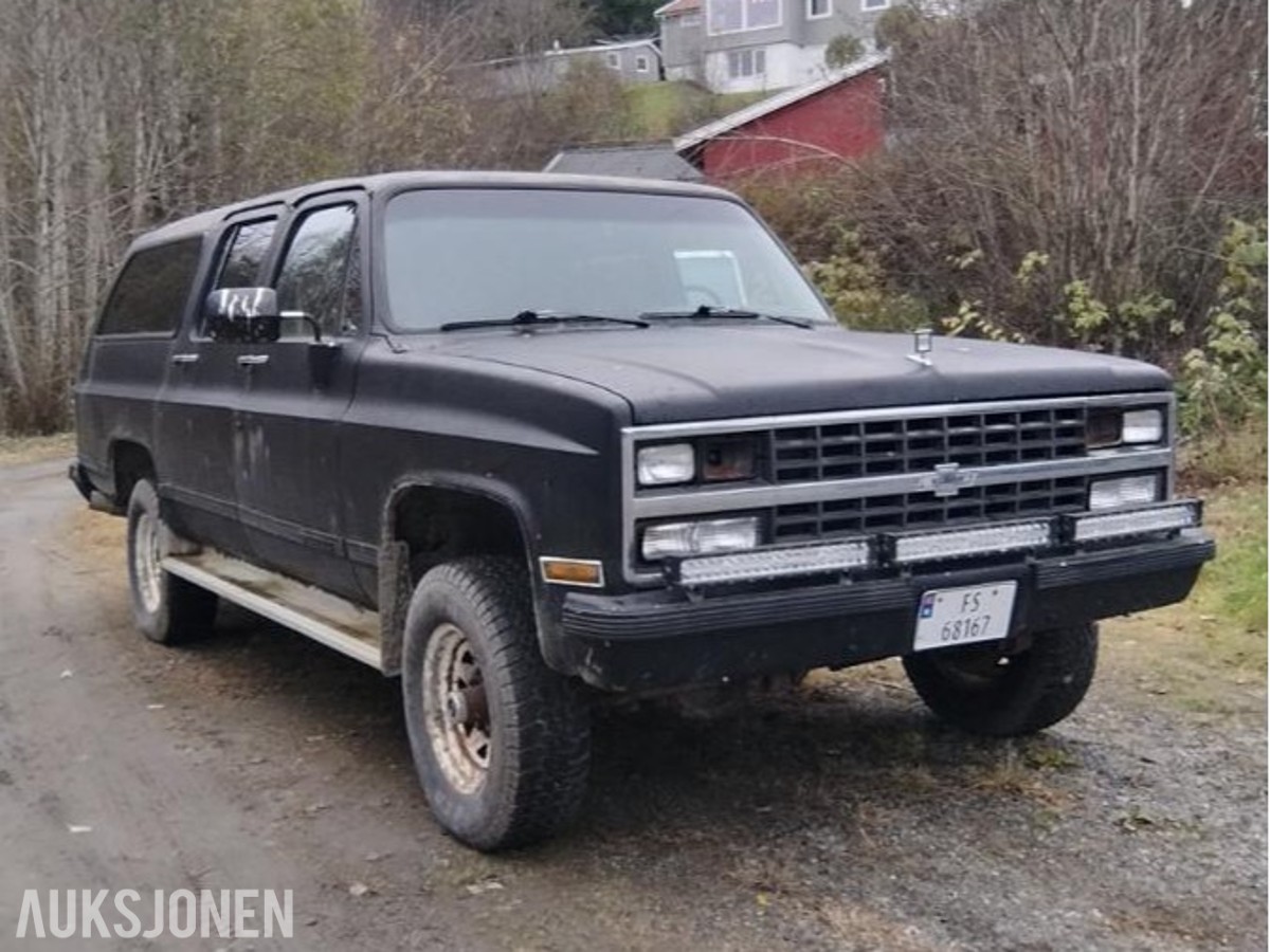 1989 Chevrolet Suburban 6.2 Diesel 143hk 4X4 Automat *Ingen minstepris*