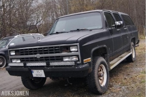 1989 Chevrolet Suburban 6.2 Diesel 143hk 4X4 Automat *Ingen minstepris*