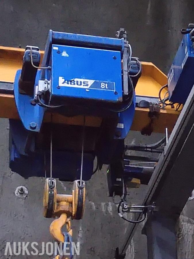 Industrikran ABUS 8T løftekapasitet