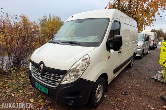 2017 Renault Master 2.3 dCi 135 - EU-Godkjent - 163467 km - Hengerfeste - Arbeidslys - Kassebil 3500 kg