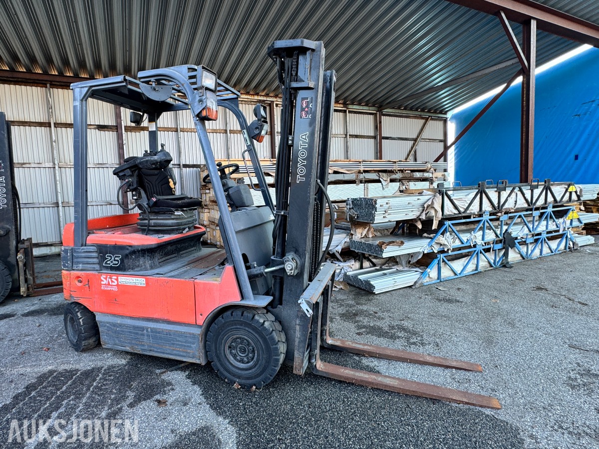 2007 Toyota 7FBMF25 elektrisk motvektstruck - delemaskin