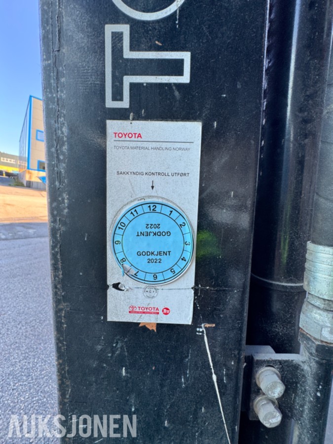 2007 Toyota 7FBMF25 elektrisk motvektstruck - delemaskin