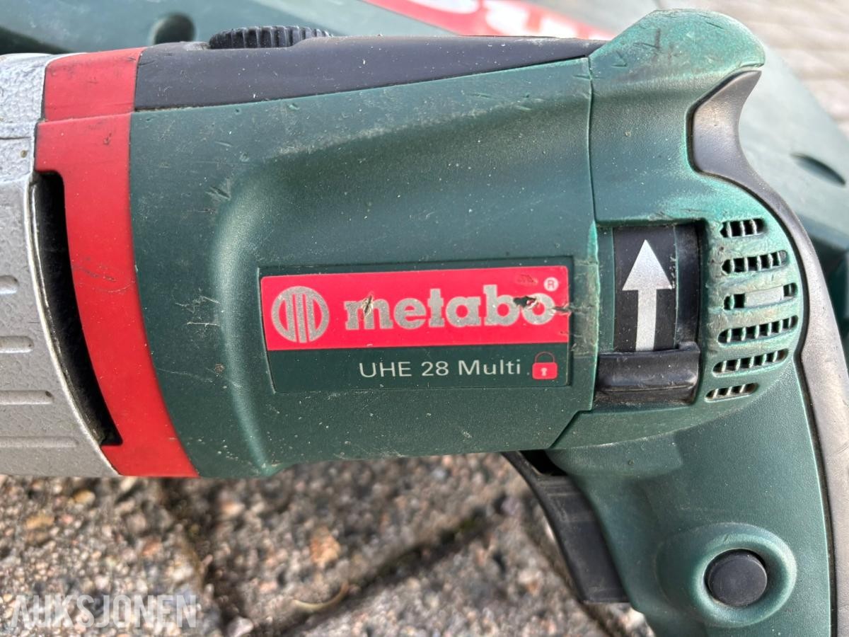 3 stk. elektriske bormaskiner/borehammere Bosch, Makita og Metabo