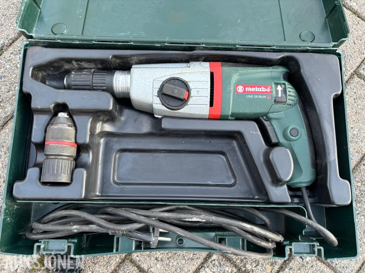 3 stk. elektriske bormaskiner/borehammere Bosch, Makita og Metabo