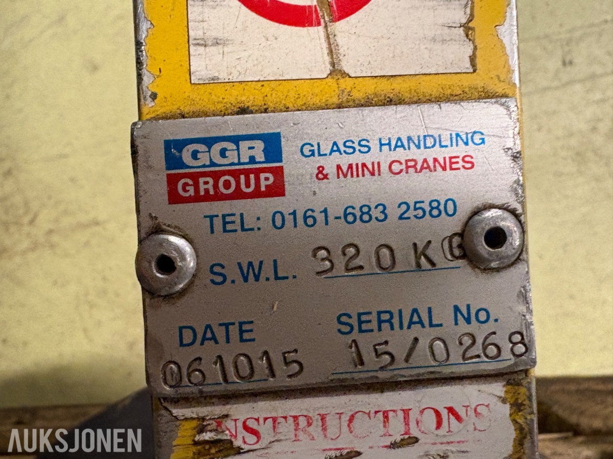 GGR Glassmax Giraffe glassløfter 320 kg