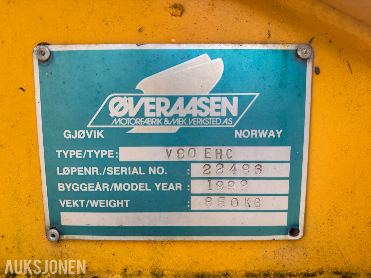 1992 Øveraasen V80 EHC kantfres