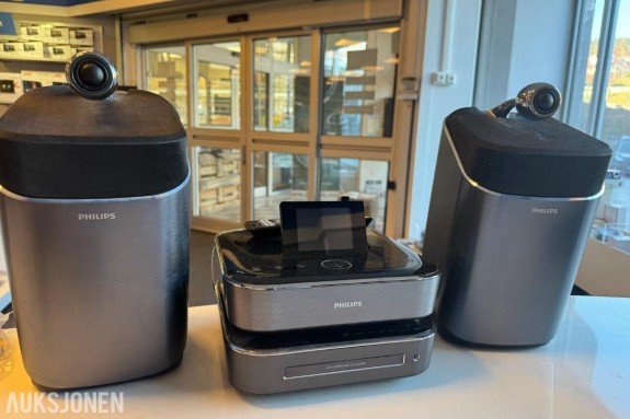 Philips Streamium MCI900/12 - Stereoanlegg (forsterker, blu-ray/dvd/cd, strømming og høyttalere) 