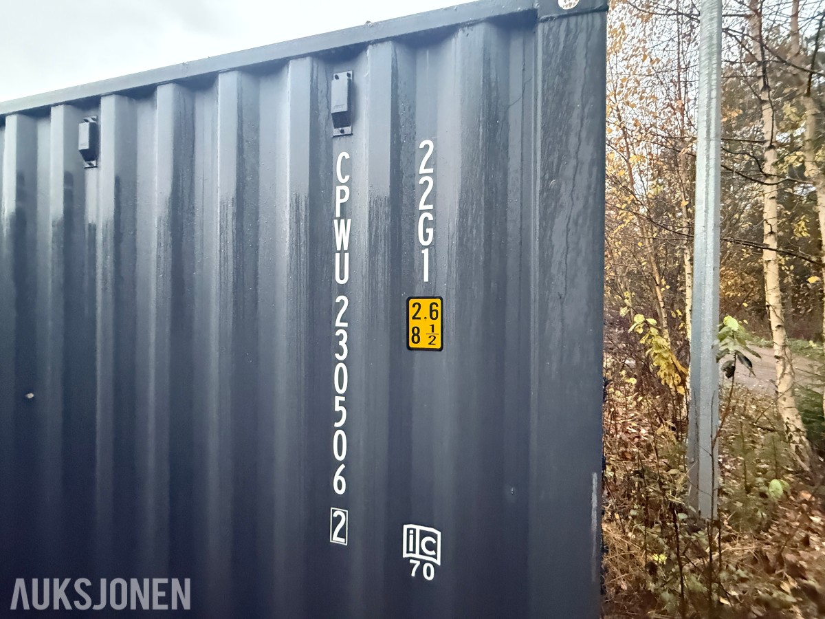 20 fots lagercontainer / shippingcontainer – 2021-modell
