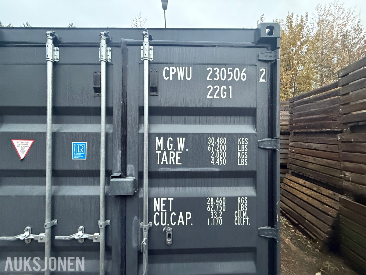 20 fots lagercontainer / shippingcontainer – 2021-modell