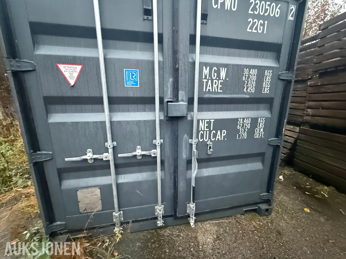 20 fots lagercontainer / shippingcontainer – 2021-modell