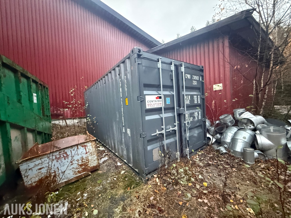 20 fots lagercontainer / shippingcontainer – 2021-modell