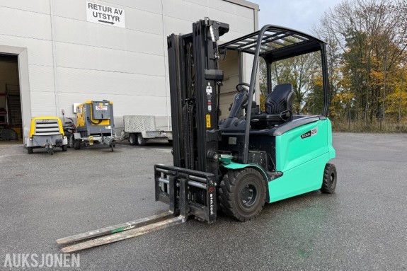 2019 Mitsubishi FB25N gaffeltruck - 4.632 timer- årskontrollert og godkjent