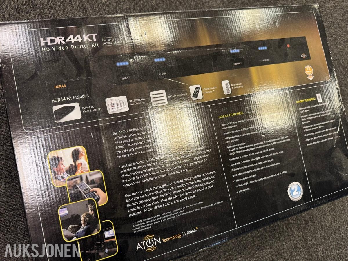 Aton HDR44KT Rutersett med ekstra tilbehør Aton HDR44KT