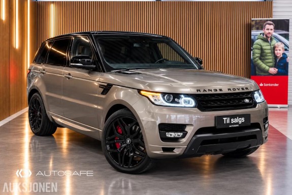2015 Land Rover Range Rover Sport, V8 DIESEL - AUTOBIOGRAPHY - 340 HK - KROK - LAV KM, 111000km