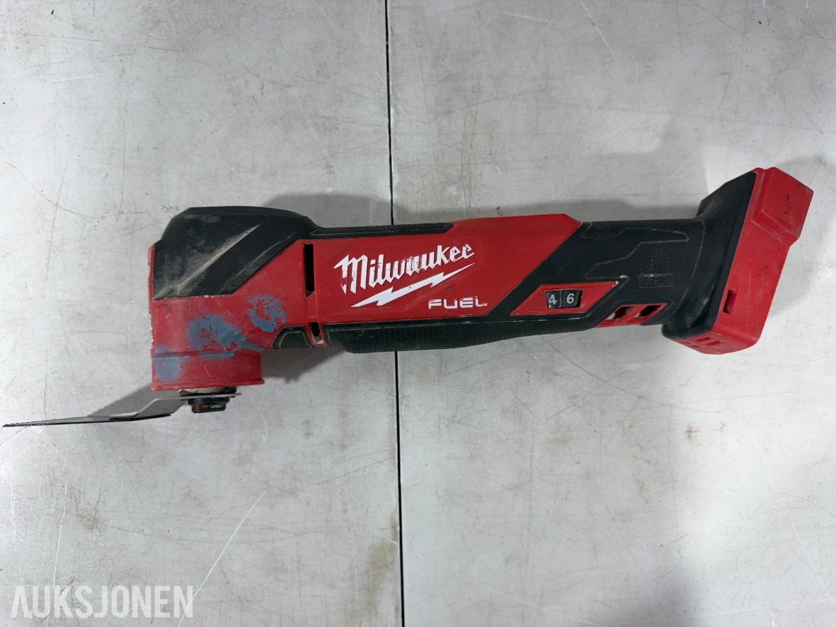 Parti Milwaukee M18/M12 elektroverktøy, støvsugere, batterier og ladere