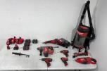 Parti Milwaukee M18/M12 elektroverktøy, støvsugere, batterier og ladere