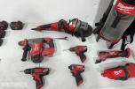 Parti Milwaukee M18/M12 elektroverktøy, støvsugere, batterier og ladere