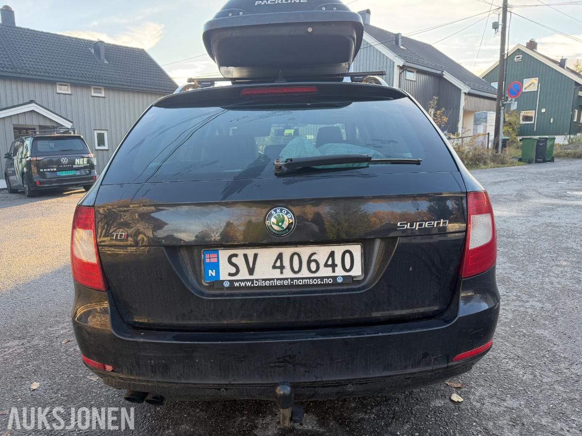 2013 SKODA SUPERB 2.0 TDI 140HK DSG EU-OK 10.28 EL. FØRERSETE