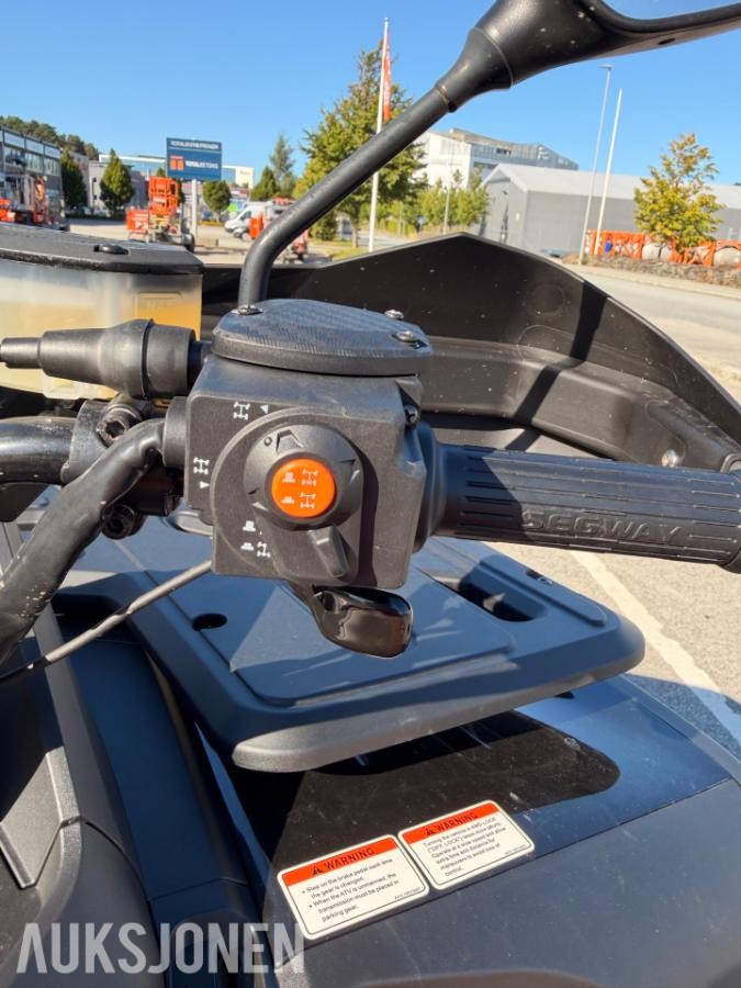 2025 Segway AT6 L Abs ATV VINSJ HENGERFESTE BRØYTESKJÆR