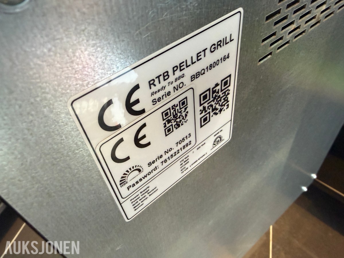 NBE RTB Tokyo trepelletsgrill / smoker – 12 kW