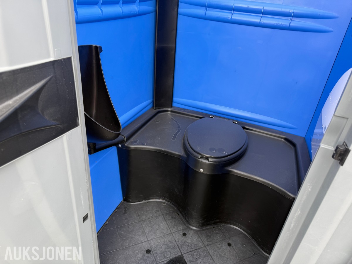 Armal portabel toalettkabin med urinal og papirholder