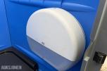 Armal portabel toalettkabin med urinal og papirholder