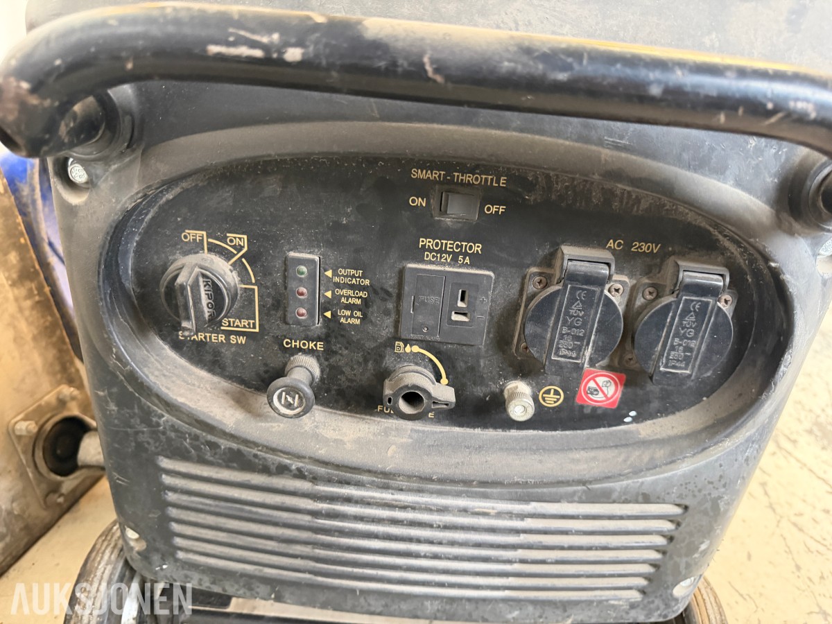 Kipor IG3000 inverter strømaggregat 3 kW