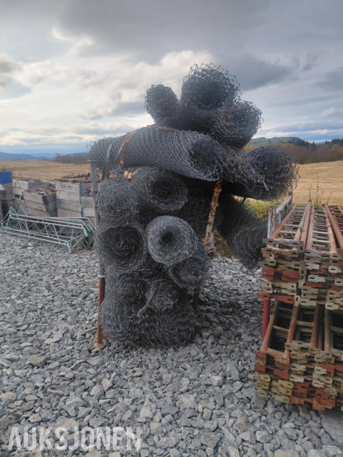 18 ruller sekskantnetting / trådnetting