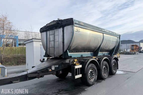 2019 Nor Slep PHV-24T 3-AKSLET ASFALTHENGER - ASFALTBALJE MED HYDRAULISK TIPP