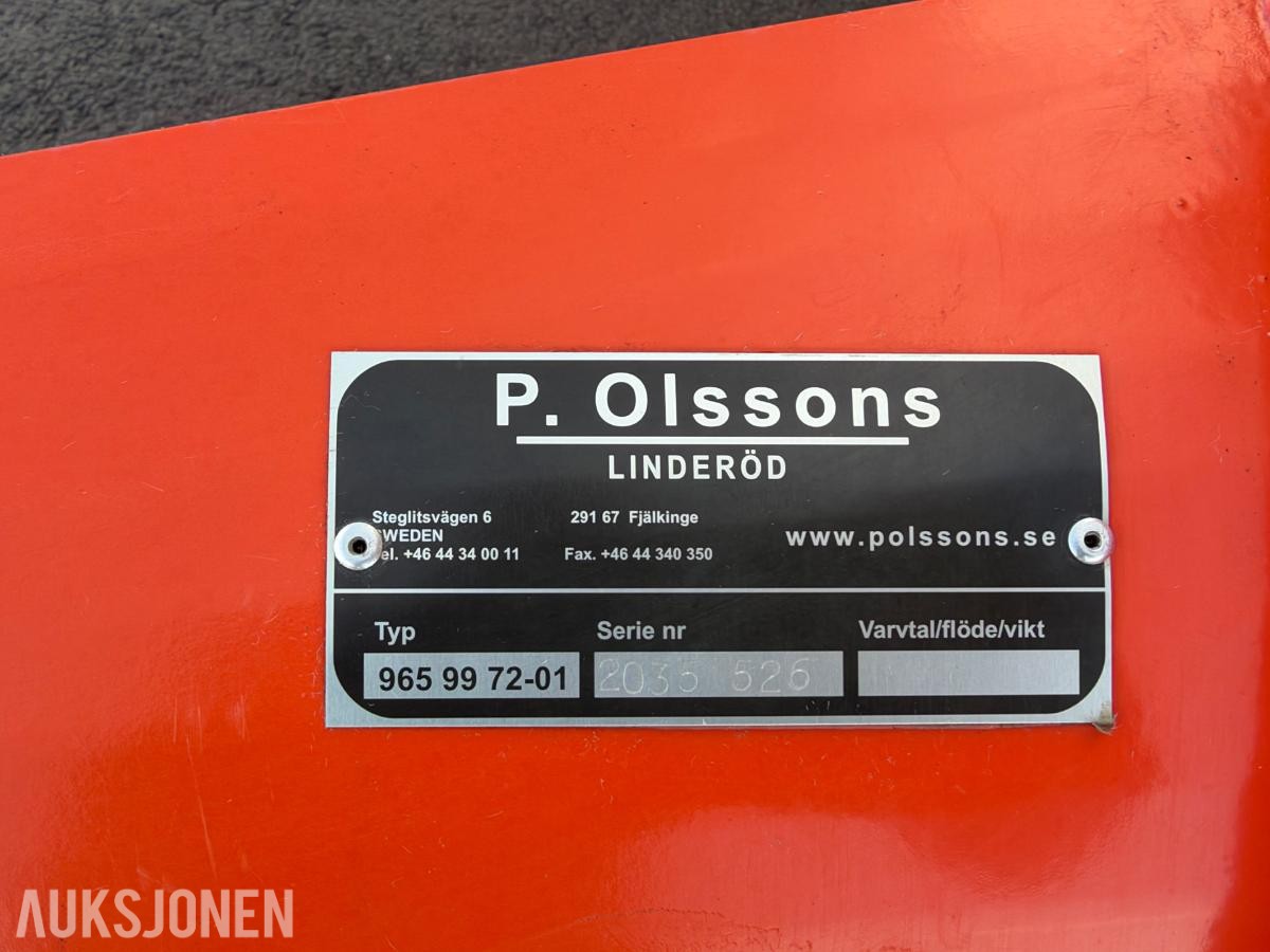 P. Olssons Hydraulisk V-plog / V-skjær