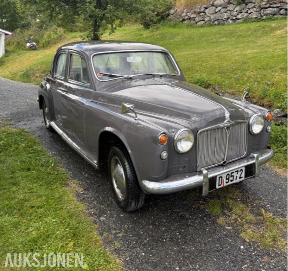 1958  Rover p4 90 veteran lav km  Fritatt fra eu 