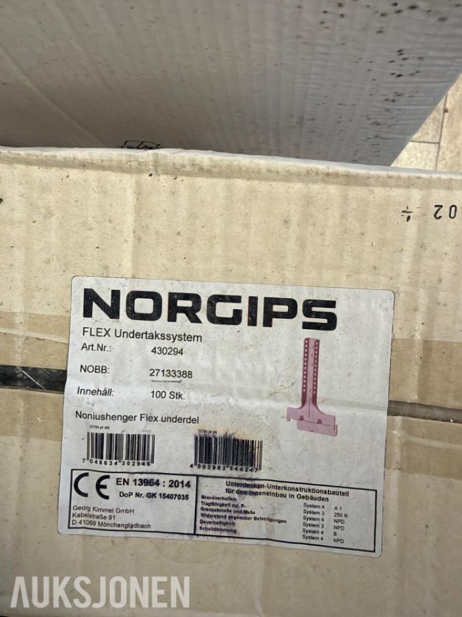 Norgips Norgips Flex himlingsystem *Ingen minstepris*