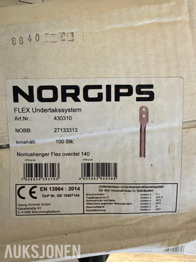 Norgips Norgips Flex himlingsystem *Ingen minstepris*