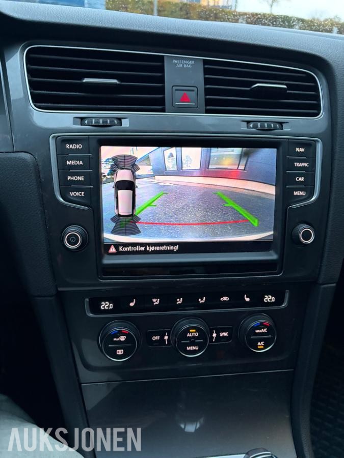2015 Volkswagen E-Golf automat ryggekamera eu ok 03.2028 lav km 116400km