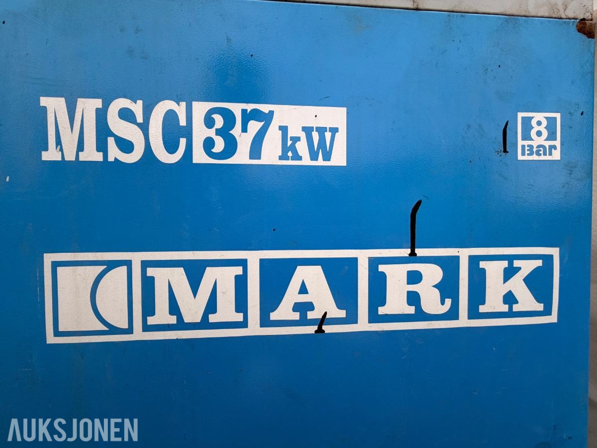 MARK MSC 37/8 Kraftig Industri-skruekompressor (37 kW / 230V 3-fas)