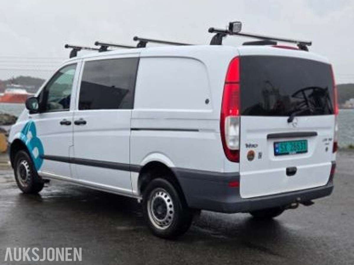 2014 Mercedes-Benz Vito 2.1 CDI 136HK 4MATIC Automat, Hengerfeste, Skinnseter