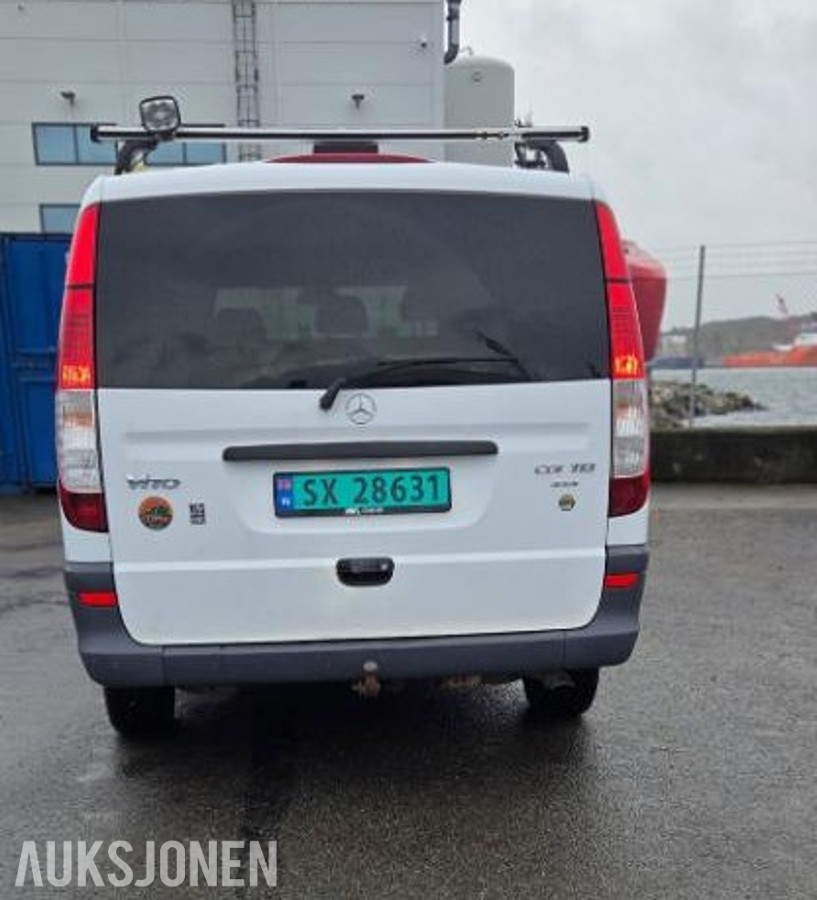 2014 Mercedes-Benz Vito 2.1 CDI 136HK 4MATIC Automat, Hengerfeste, Skinnseter