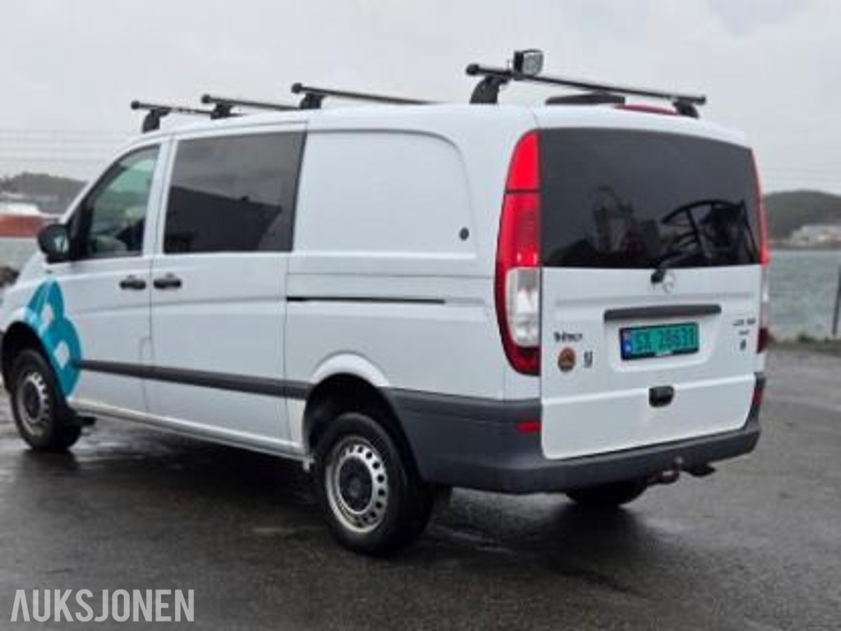 2014 Mercedes-Benz Vito 2.1 CDI 136HK 4MATIC Automat, Hengerfeste, Skinnseter