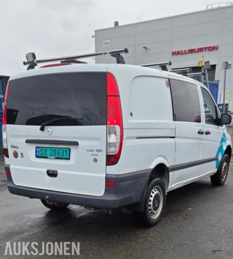 2014 Mercedes-Benz Vito 2.1 CDI 136HK 4MATIC Automat, Hengerfeste, Skinnseter