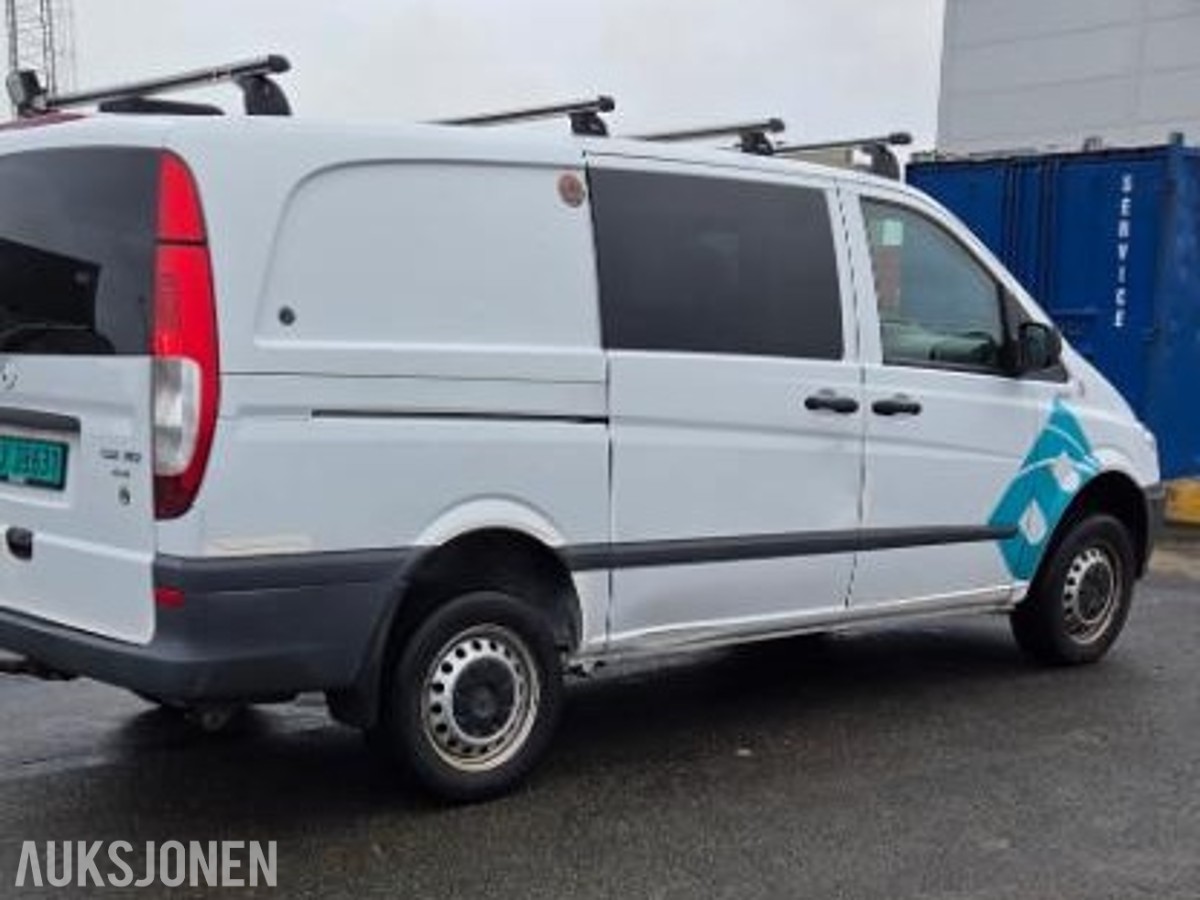 2014 Mercedes-Benz Vito 2.1 CDI 136HK 4MATIC Automat, Hengerfeste, Skinnseter