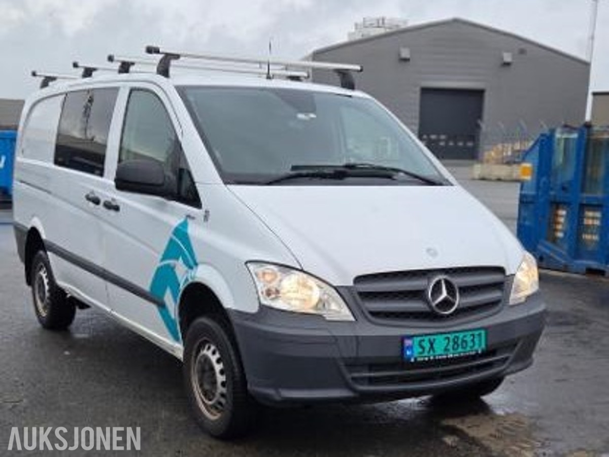 2014 Mercedes-Benz Vito 2.1 CDI 136HK 4MATIC Automat, Hengerfeste, Skinnseter