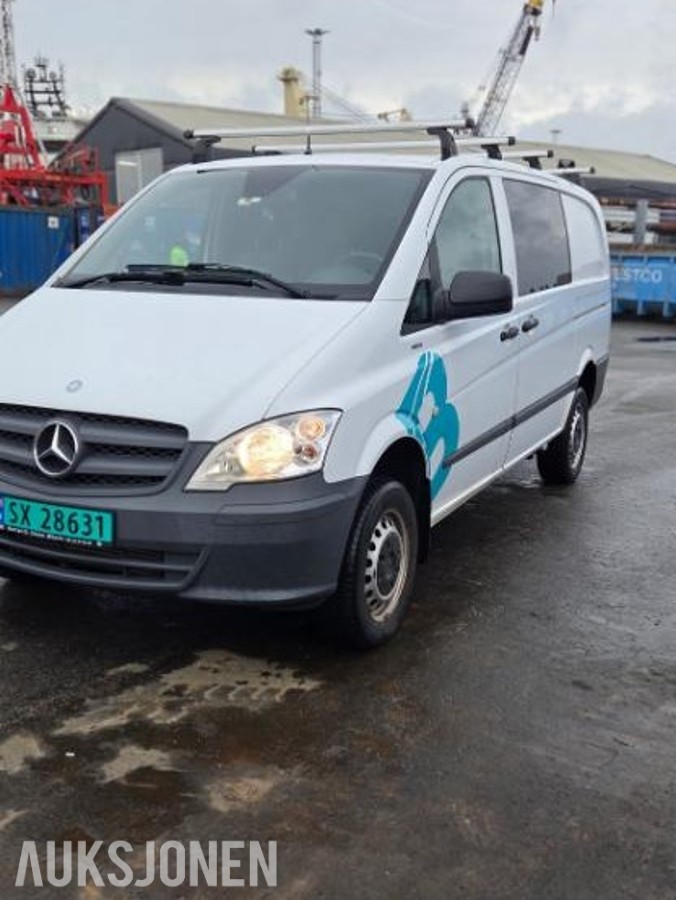 2014 Mercedes-Benz Vito 2.1 CDI 136HK 4MATIC Automat, Hengerfeste, Skinnseter