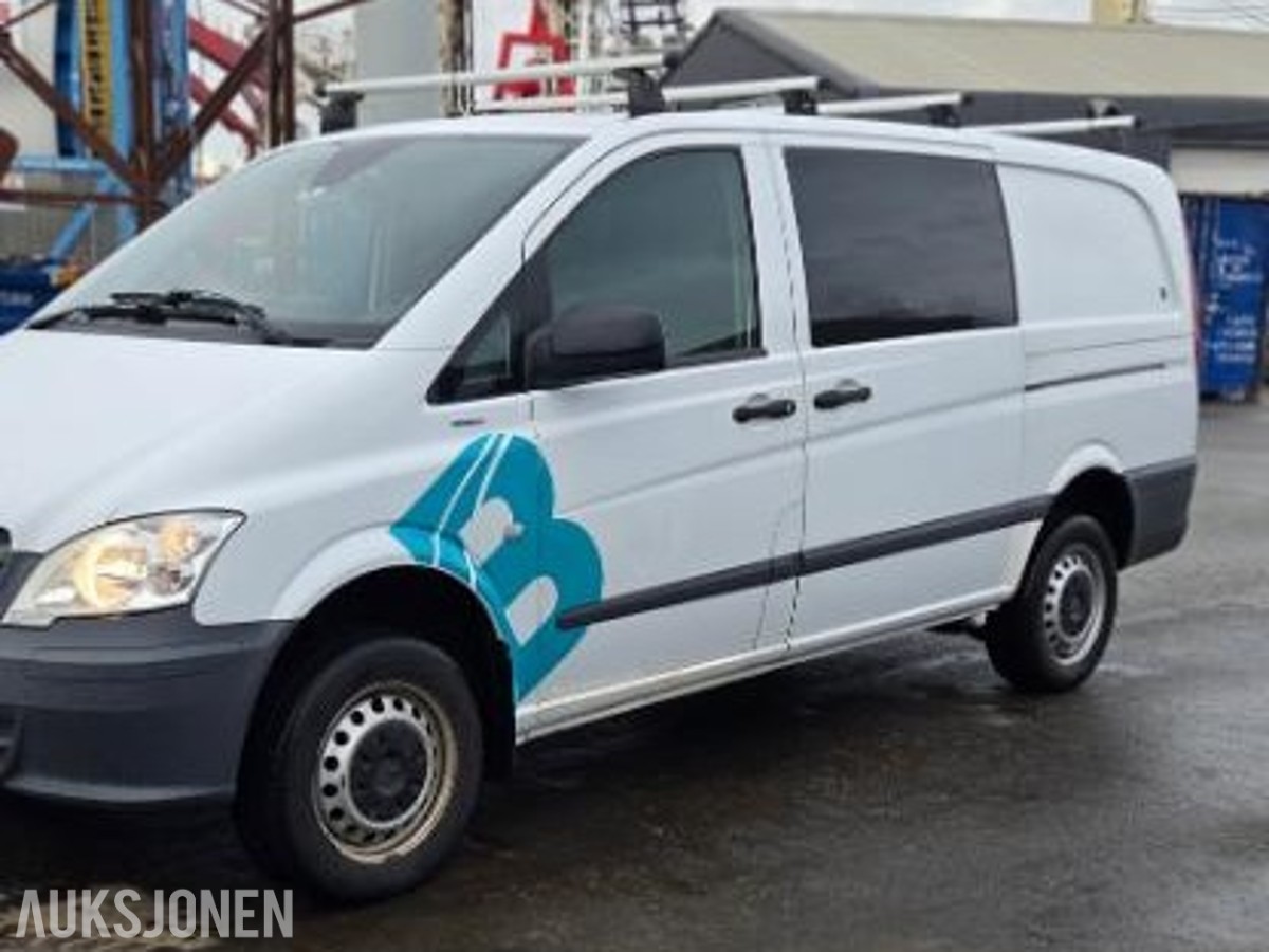 2014 Mercedes-Benz Vito 2.1 CDI 136HK 4MATIC Automat, Hengerfeste, Skinnseter