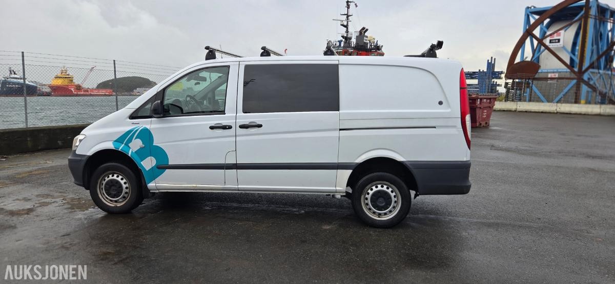 2014 Mercedes-Benz Vito 2.1 CDI 136HK 4MATIC Automat, Hengerfeste, Skinnseter