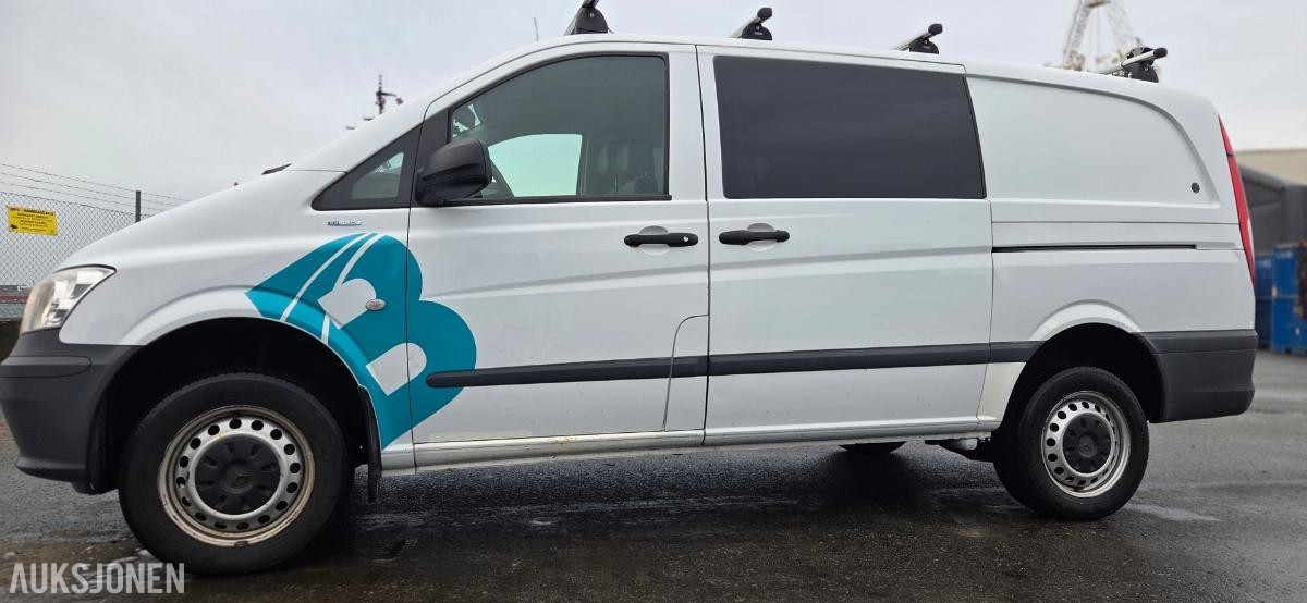 2014 Mercedes-Benz Vito 2.1 CDI 136HK 4MATIC Automat, Hengerfeste, Skinnseter