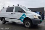 2014 Mercedes-Benz Vito 2.1 CDI 136HK 4MATIC Automat, Hengerfeste, Skinnseter